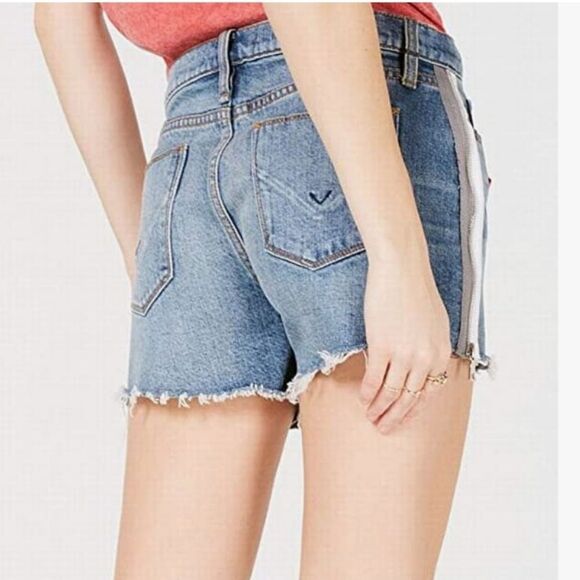 HUDSON Womens Gemma Denim Frayed Hem Cutoff Shorts Blue 28, new with tags! - Picture 6 of 15